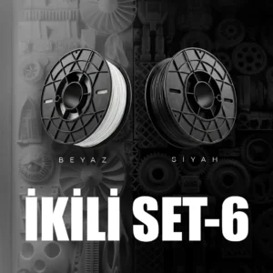 Plus PLA Filament Beyaz & Siyah 2Kg